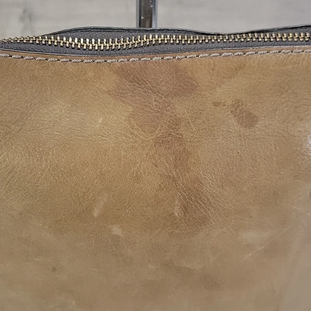 Frye Light Brown Leather Crossbody Bag